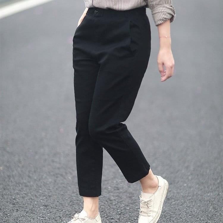 Quần Baggy Kaki Nữ Tokyokei TQH07 Basic năng động trẻ trung phong cách