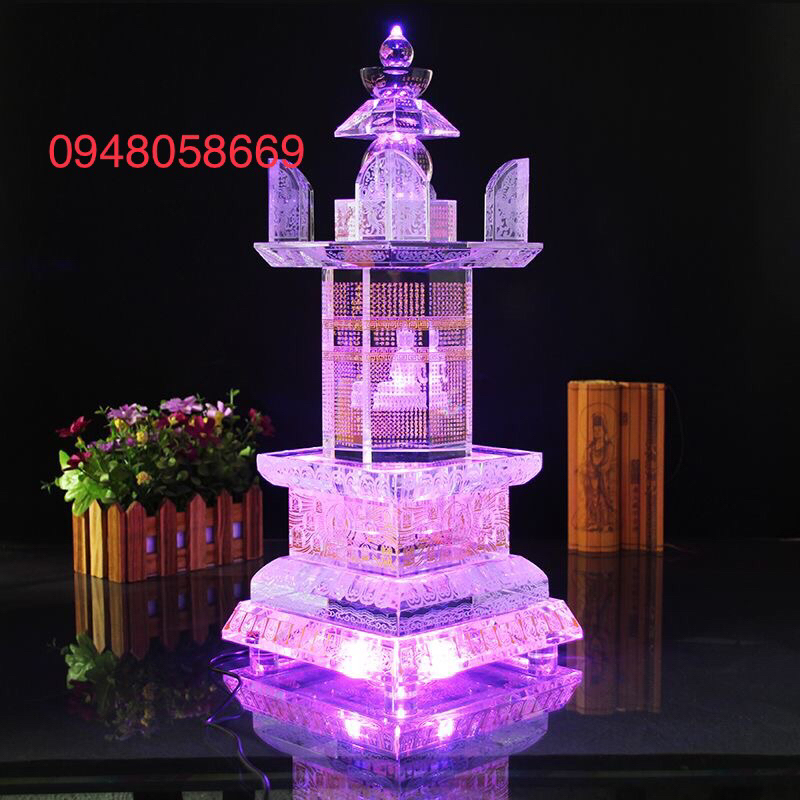 tháp xá lợi phật 35x15cm