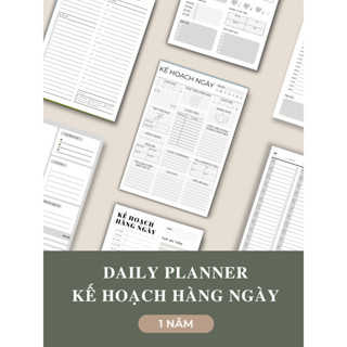 SỔ TAY LẬP KẾ HOẠCH 1 NĂM (Daily Planner 2026) - Bí Quyết Làm Việc Hiệu Quả, Vượt Qua Trì Hoãn - Tạp hoá Leng Keng