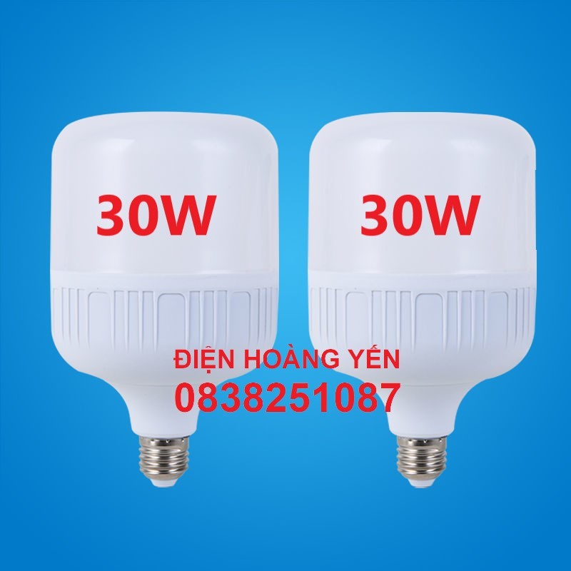 Bộ 2 Bóng Led Trụ 30w E27 siêu sáng