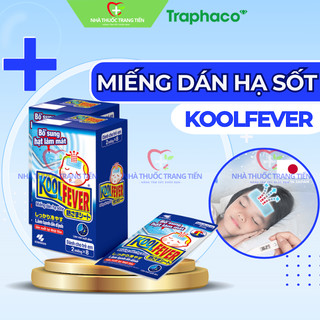  Miếng dán hạ sốt Koolfever Kobayashi Từ Nhật Bản dành cho trẻ em và người lớn - làm mát suốt 10h 