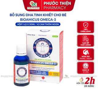 Bổ sung dha cho bé bioamicus dha omega 3 lọ 30ml