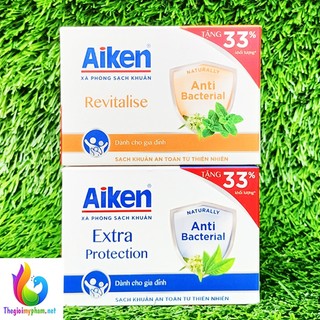 Xà bông cục sạch khuẩn aiken 120g