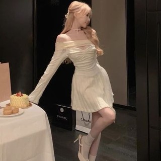[ Bigsize 55-100kg] Váy cup ngực mix ren ngực nơ xoè tiểu thư điệu quyển rũ