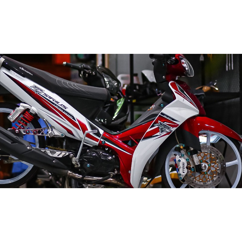 TEM SIRIUS RC V3 ĐỎ TRẮNG MỚI HOT