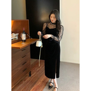 đầm trắng phối ren đầm tiệc cao cấp