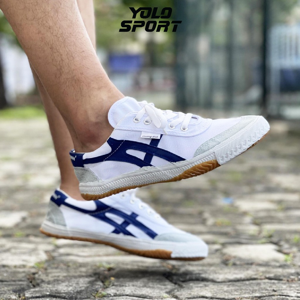 Giày Vải Bata Sneaker Thượng Đình KK14-1 Ba ta Đá Banh Đế Bằng Học Sinh Đi Làm Chạy Bộ Tập Thể Dục Thể Thao Giá Rẻ