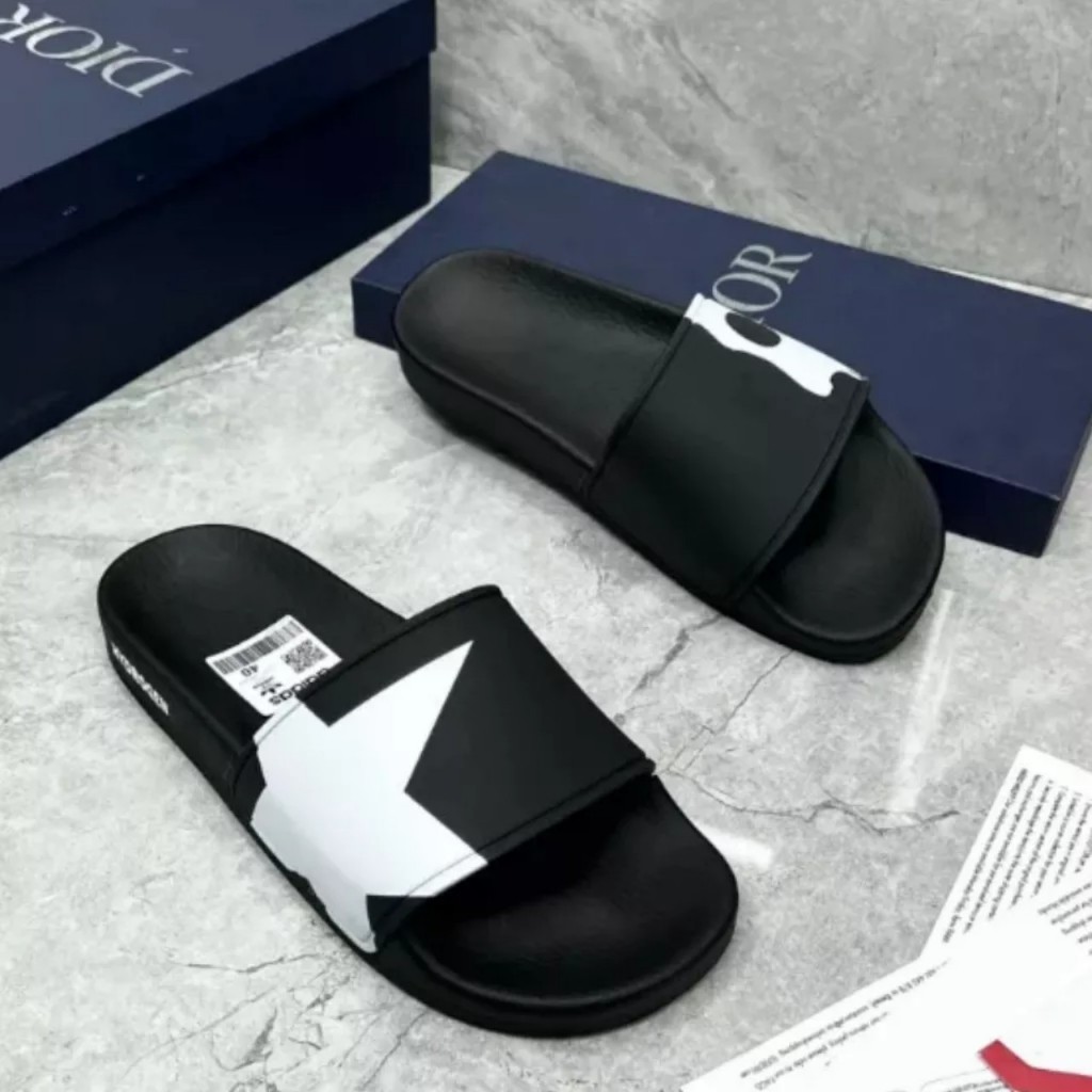 Dép Quai Ngang Nam Nữ Hydrogen, Dép đầu nâu đi êm chân thời thượng, dễ đi