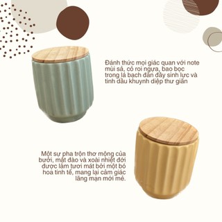 [Fleurison] Hũ Gốm Nến Thơm Decor