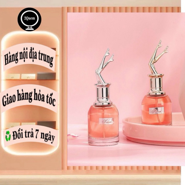 Nước hoa Karri vũ nữ chân dài 30ml( màu hồng)