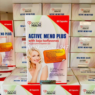 Viên uống active meno plus - cân bằng nội tiết tố nữ - lọ 60 viên