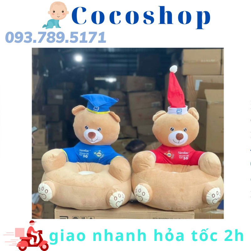 Ghế tập ngồi tựa lưng cho bé êm mềm/ quà tặng cao cấp similar