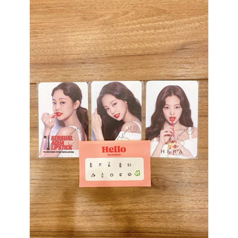 [OFFICIAL] Card Jennie Hera chính hãng