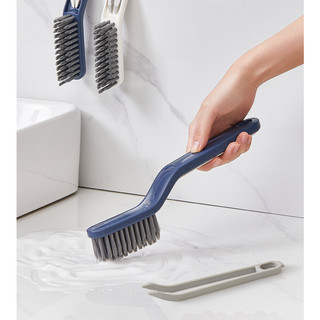 Bàn chải vệ sinh 28cm kèm kẹp gắp rác - bàn chải nhựa chà sàn nhà tắm