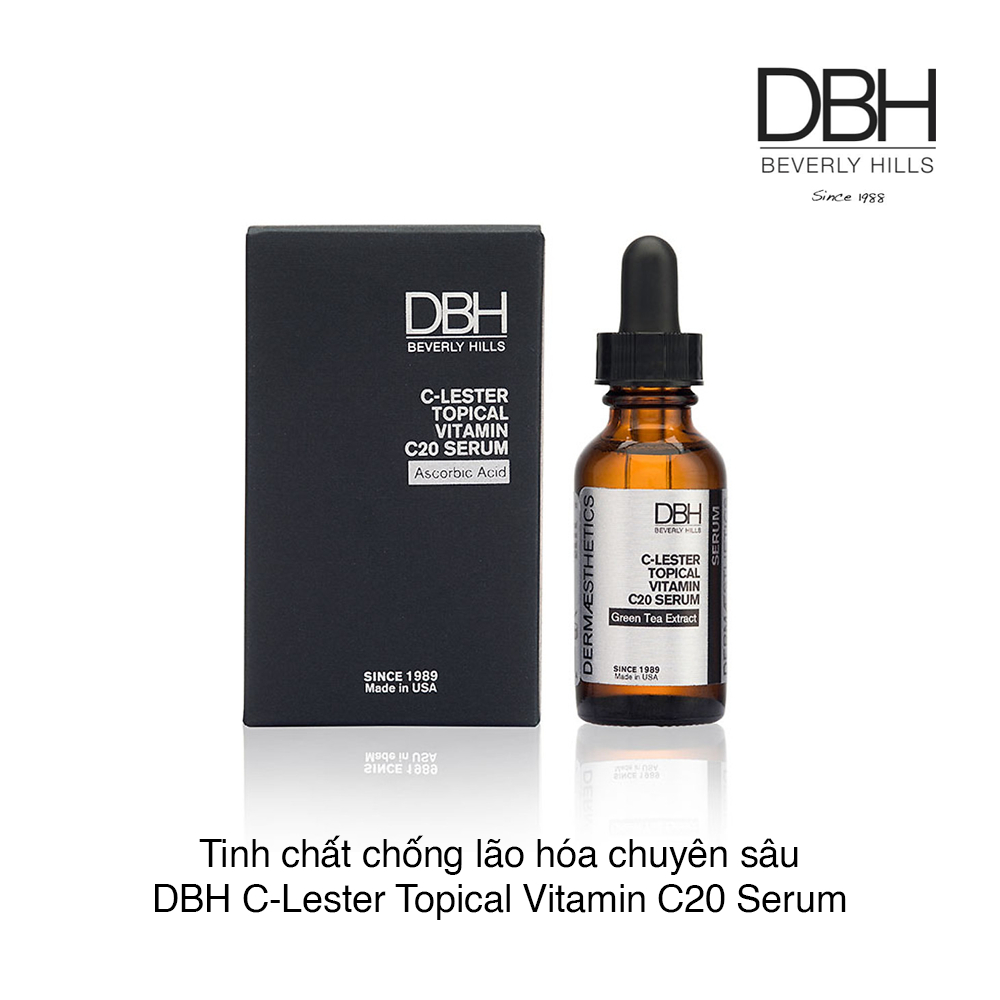 Serum Vitamin C20 DBH, dưỡng trắng sáng da mờ thâm 30ml