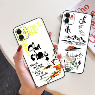Ốp lưng iphone 11-iphone 11 pro-iphone 11 pro max thư pháp,phong thủy,hiếu thảo,tài,lộc,bình an
