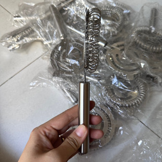 Dụng cụ chặn đá, strainers lược đá cán dài
