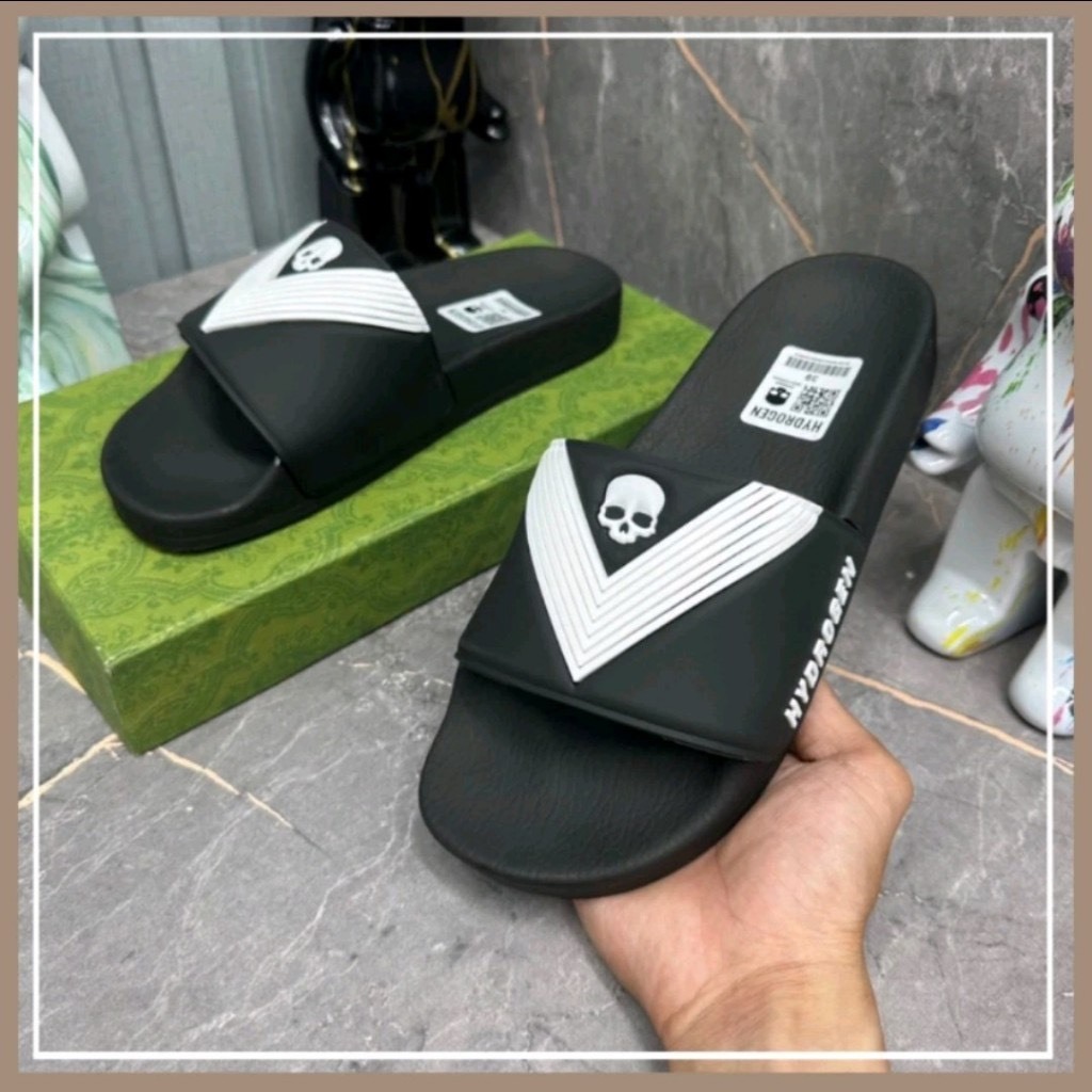 Dép Quai Ngang Nam Nữ Hydrogen, Dép đầu nâu đi êm chân thời thượng, dễ đi