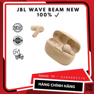 Tai nghe bluetooth true wireless jbl wave beam,new ✔️ chính hãng, bigdeals vn