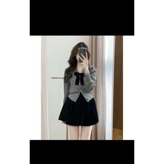 Áo tay dài phối nơ ( Bigsize 65-85kg)