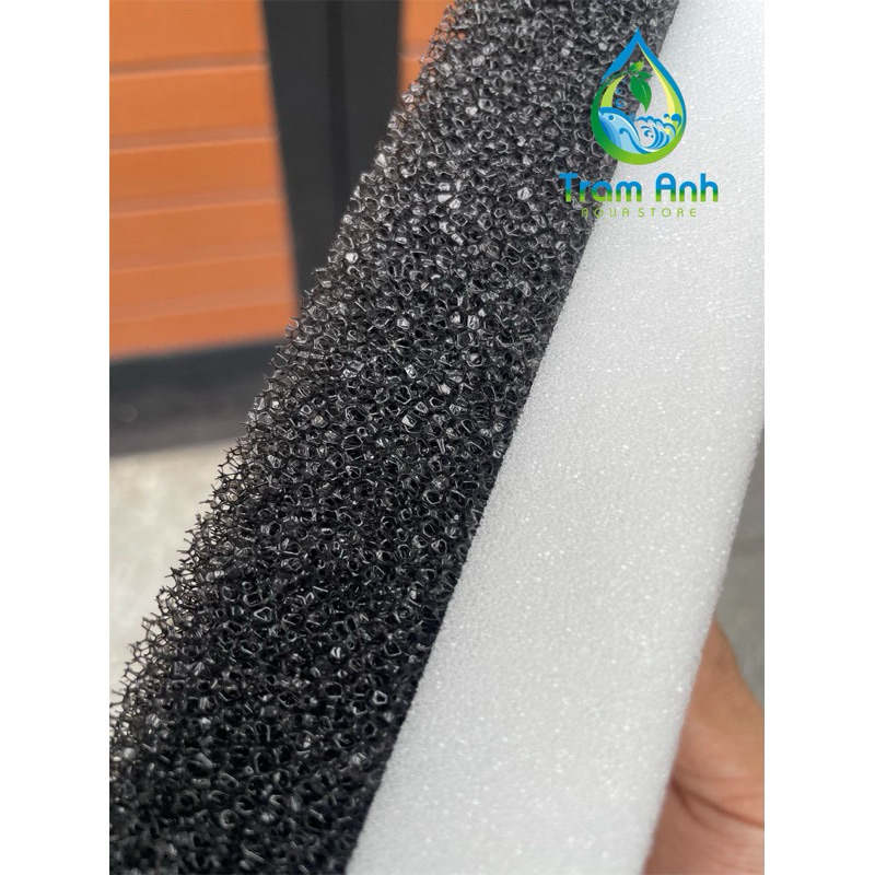 BÔNG MÚT ĐEN/TRẮNG LỌC NƯỚC BỂ CÁ SIZE 50x12