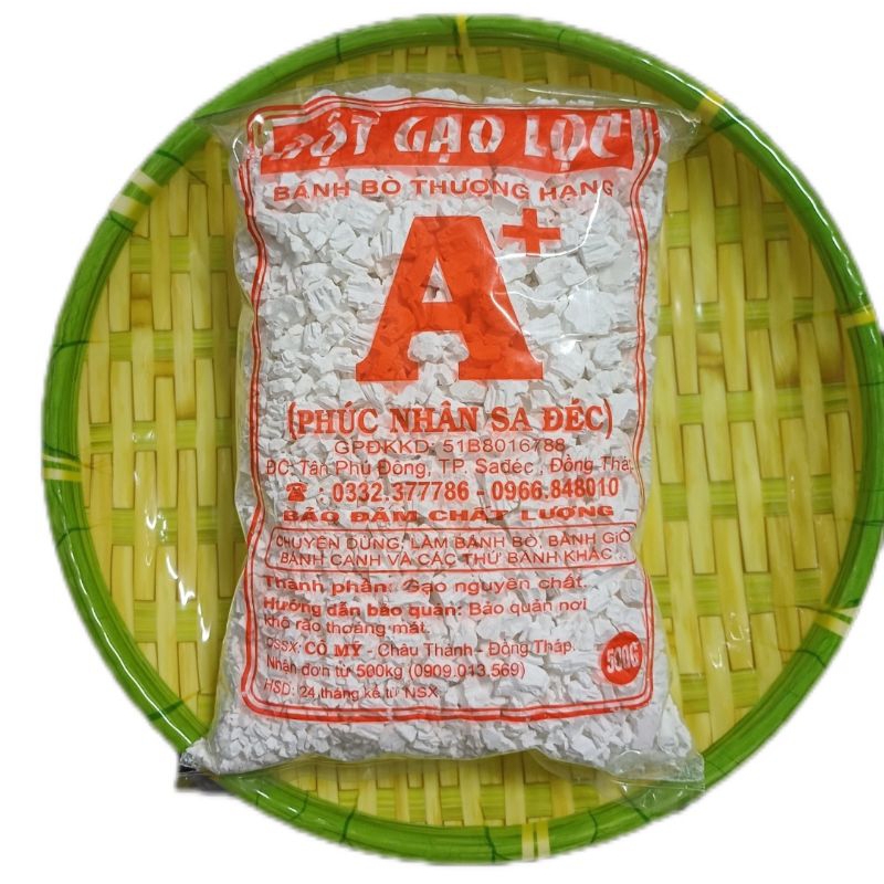 0,5KG BỘT GẠO LỌC SA ĐÉC THƯỢNG HẠNG
