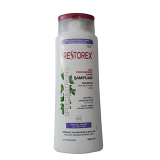 [Hàng nội địa Thổ Nhĩ Kỳ] Dầu gội đầu thảo dược giảm rụng tóc Restorex 500ml