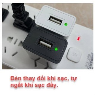 Củ sạc TỰ NGẮT 5V-1A, bô sạc cổng USB chuẩn, bảo vệ pin an toàn cho các thiết bị, dòng đồng hồ thông minh, máy tăm nước