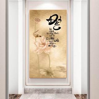 Tranh thư pháp, tranh hoa sen trang trí nhà hàng khách sạn tranh tráng gương, canvas