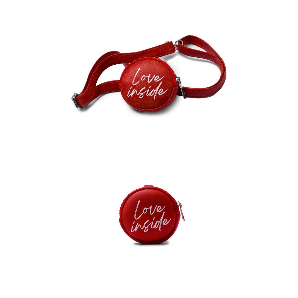 Túi ví tròn đeo chéo SPOILED Da cao cấp / 4 màu