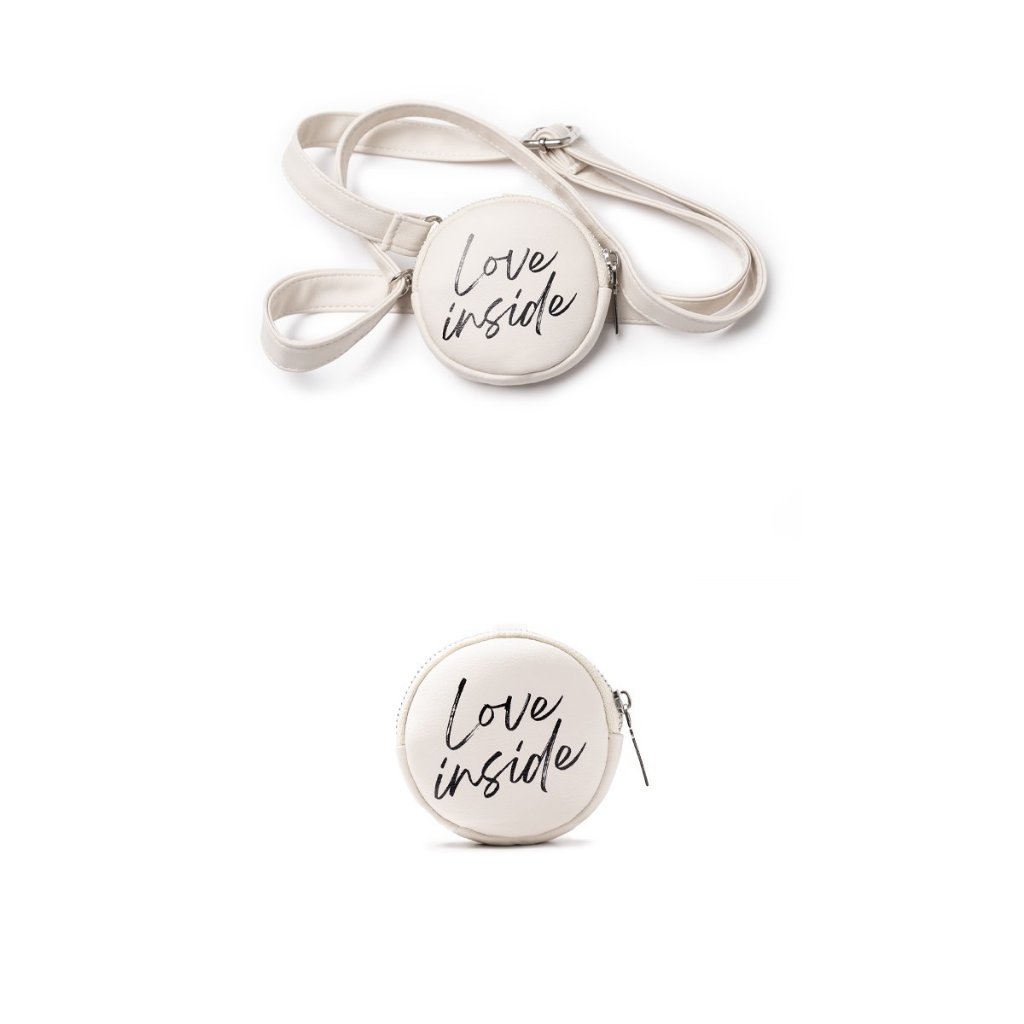 Túi ví tròn đeo chéo SPOILED Da cao cấp / 4 màu