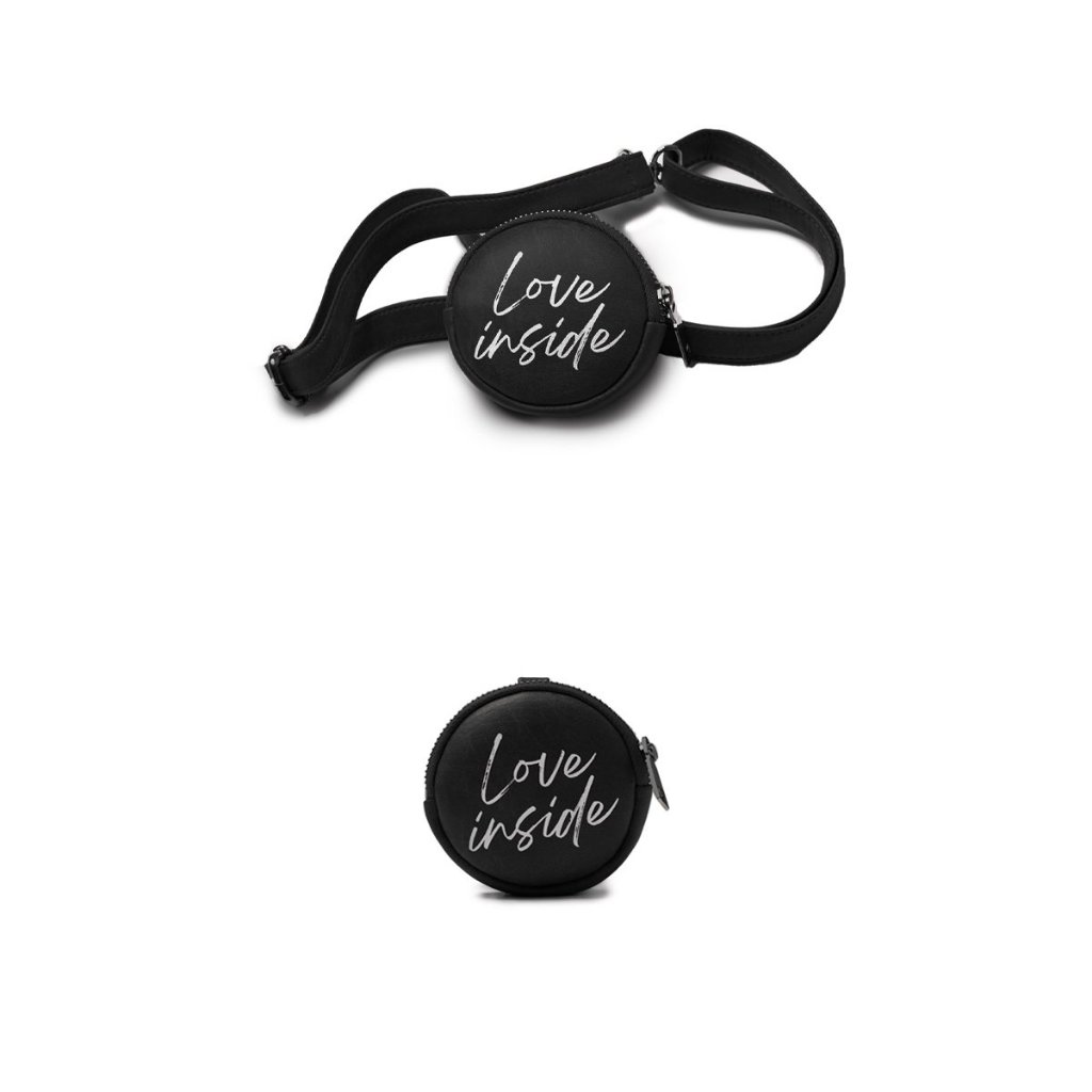 Túi ví tròn đeo chéo SPOILED Da cao cấp / 4 màu