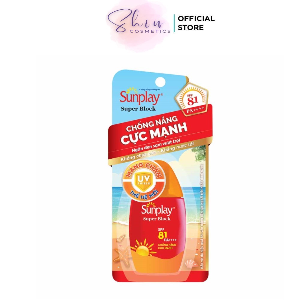 Sữa chống nắng cực mạnh Sunplay Super Block SPF 81, PA++++ 30G/70G