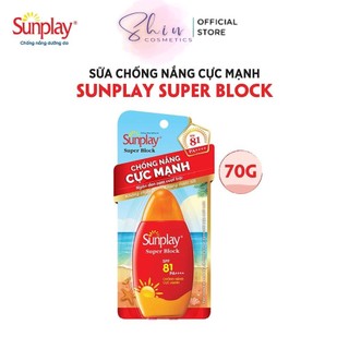 Sữa chống nắng cực mạnh Sunplay Super Block SPF 81, PA++++ 30G/70G