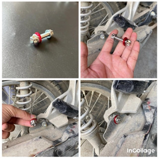 Ốc salaya kèm tán và long đền kitaco gắn treo bô cho các đời xe