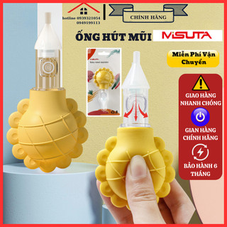 Hút mũi cho bé, dụng cụ hút mũi cho trẻ sơ sinh, ống hút mũi chống trào ngược Misuta, hút dịch mũi