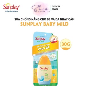 Sữa chống nắng cho bé và da nhạy cảm Sunplay Baby Mild SPF 35, PA++ 30g