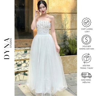 Set váy cup croset ren 𝐀𝐒𝐇𝐘𝐋𝐄𝐘 kèm chân váy lưới dáng dài