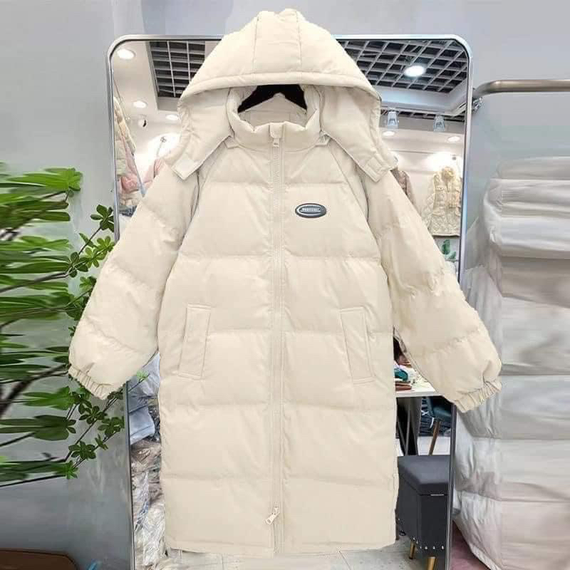 Áo khoác phao dáng dài hàng QC dày đẹp.