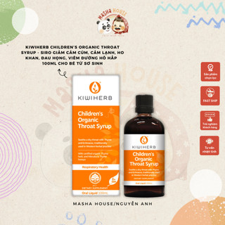 KiwiHerb Children's Organic Throat Syrup - Siro Ho Hấp Trên Cho Bé