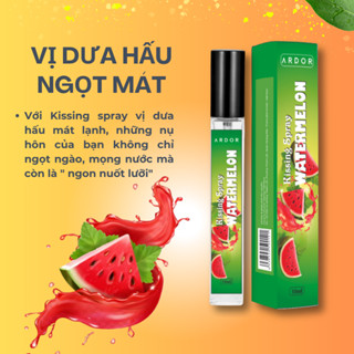 Xịt Thơm Miệng Vị Đào Dưa Hấu Kissing Spray ARDOR Sịt Miệng Nam Nữ Bạc Hà Hương Trái Cây Kẹo Ngọt