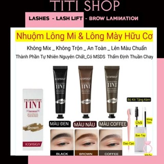  BROW LAMINATION Nhuộm Lông Mày Hữu Cơ  KHÔNG TRỘN  Lên Màu Nhanh 7 Phút Siêu An Toàn 
