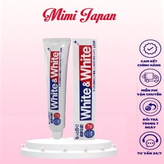 Kem đánh răng white & white nhật lion 150g