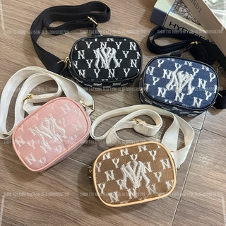 Túi mini đeo chéo NY thể thao cho bé thêu chữ nổi kiểu dánh nhỏ nhắn đang yêu, cute thời trang ( ảnb thật shop chụp)