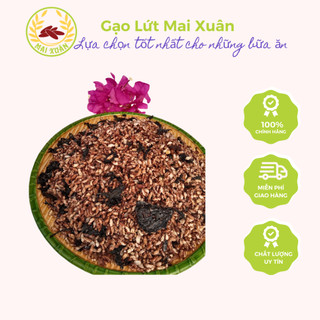 Gạo lứt sấy rong biển ăn liền, cốm gạo lứt healthy ăn kiêng, giảm cân - Gạo Lứt Mai Xuân 500g