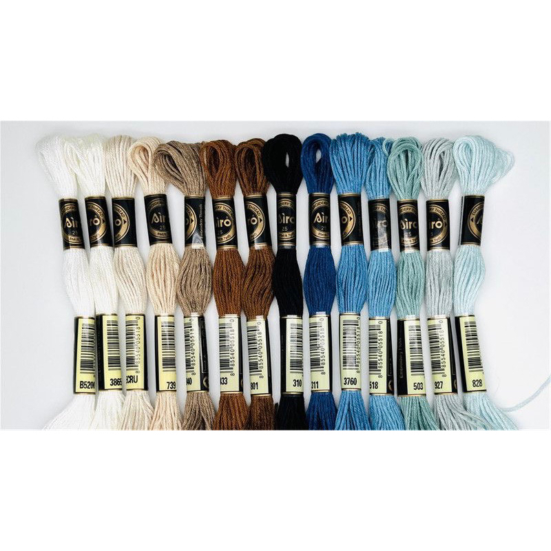 Chỉ thêu Airo lẻ- bảng 2