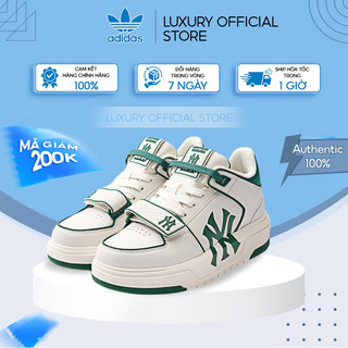 Giày mlb chunky liner mid white xanh green chuẩn au bao check faker đền x3