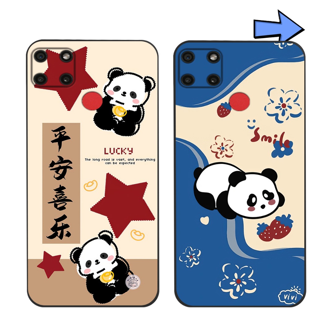 Ốp lưng oppo realme c25 / realme c12 / realme c15 panda gấu trúc cute g1