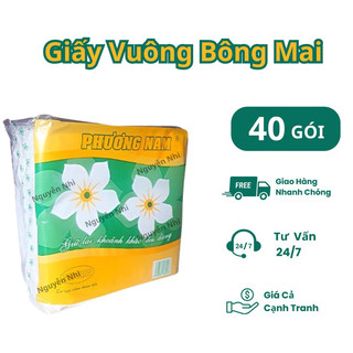 Hỏa tốc giấy vuông bông mai loại 1