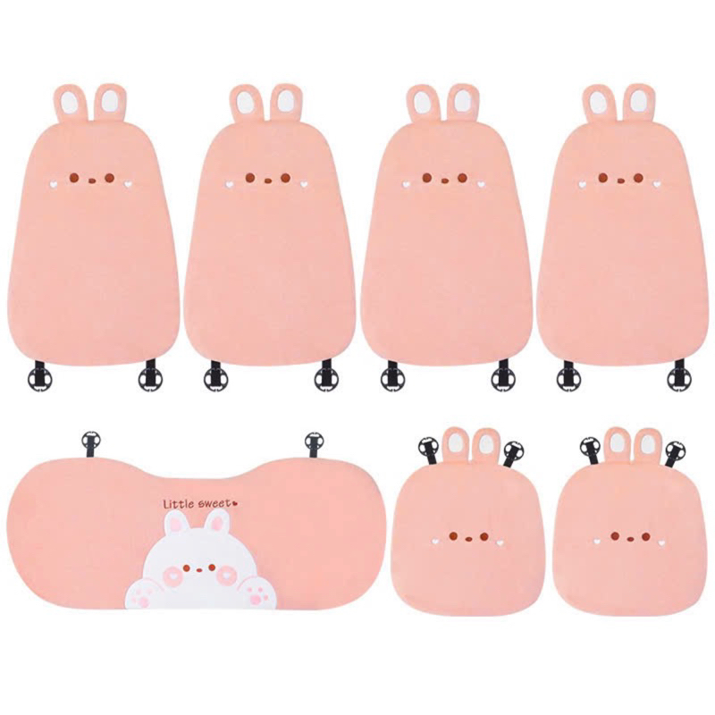 Bộ Gối Tựa Ô Tô-Lót Ghế Ô Tô Gấu Bear Nhung Mịn Sang Trọng Hàng Cao Cấp Trang Trí Xe Hơi Minh Thu Yêu Xe | BigBuy360 - bigbuy360.vn